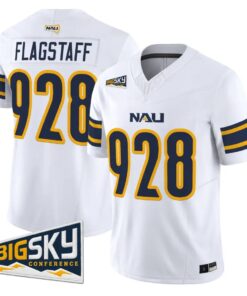 Flagstaff Jersey #928 Northern Arizona Lumberjacks 2026 Vapor Stitched by My Store NCAA Football Jerseys