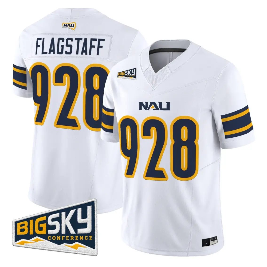 Flagstaff Jersey #928 Northern Arizona Lumberjacks 2026 Vapor Stitched by My Store NCAA Football Jerseys
