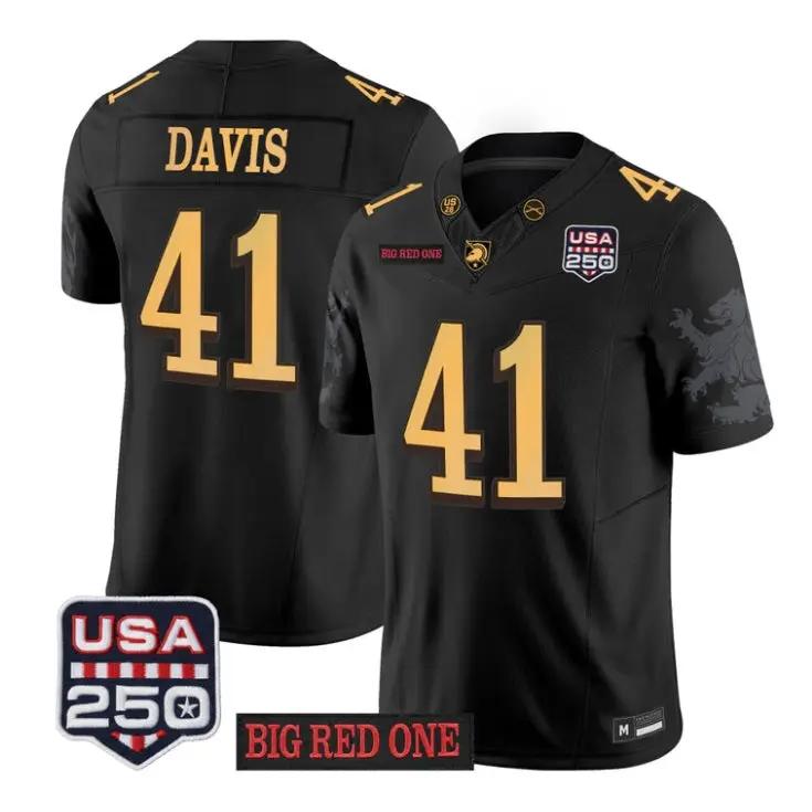 Glenn Davis Jersey #41 Army Black Knights 2026 Big Red One USA250 Patch Stitched 1 Glenn Davis Jersey #41 Army Black Knights 2026 Big Red One USA250 Patch Stitched by My Store NCAA Football Jerseys