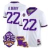 Harlem Berry Jersey #22 LSU Tigers Silent Season of 1918 Louisiana Patch Stitched by My Store NCAA Football Jerseys
