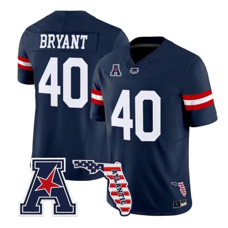 Harrison Bryant Jersey #40 Florida Atlantic Owls 2026 Vapor All Stitched 1 Harrison Bryant Jersey #40 Florida Atlantic Owls 2026 Vapor All Stitched by My Store NCAA Football Jerseys