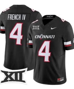 JC French Jersey #4 Cincinnati Bearcats 2026 Vapor Limited All Stitched by My Store NCAA Football Jerseys