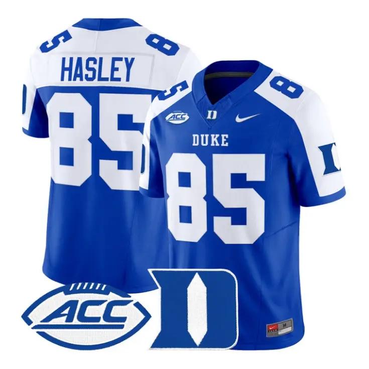 Jeremiah Hasley Jersey #85 Duke Blue Devils 2026 Vapor All Stitched by My Store NCAA Football Jerseys