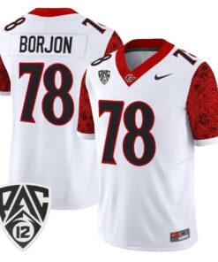 Joe Borjon Jersey #78 San Diego State Aztecs 2026 Vapor Stitched by My Store NCAA Football Jerseys