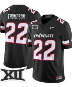 Jonathan Thompson Jersey #22 Cincinnati Bearcats 2026 Limited All Stitched by My Store NCAA Football Jerseys
