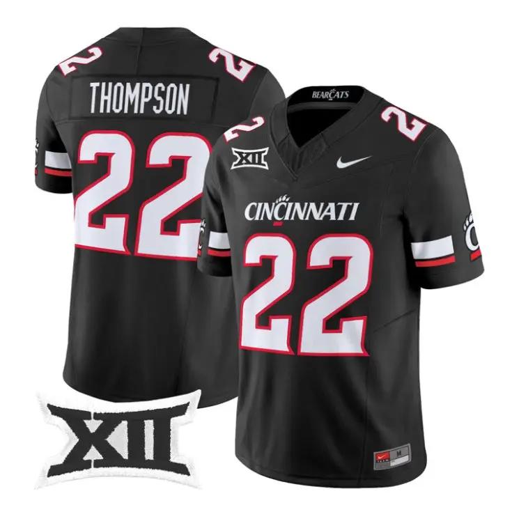 Jonathan Thompson Jersey #22 Cincinnati Bearcats 2026 Limited All Stitched by My Store NCAA Football Jerseys
