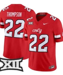 Jonathan Thompson Jersey #22 Cincinnati Bearcats 2026 Limited All Stitched by My Store NCAA Football Jerseys