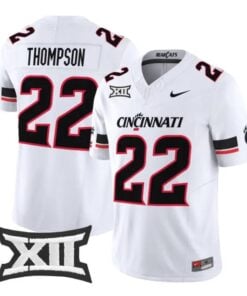 Jonathan Thompson Jersey #22 Cincinnati Bearcats 2026 Limited All Stitched by My Store NCAA Football Jerseys