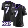 Jordan Dwyer Jersey #7 TCU Horned Frogs 2026 Vapor Limited Football Stitched by My Store NCAA Football Jerseys