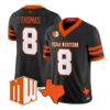 Kam Thomas Jersey #8 UTEP Miners 2026 Going Dark in the Sun City Vapor Stitched by My Store NCAA Football Jerseys
