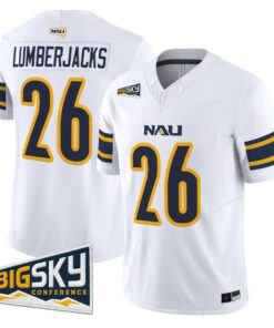 Lumberjacks Jersey #26 Northern Arizona Lumberjacks 2026 Vapor Stitched by My Store NCAA Football Jerseys