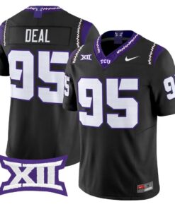 Markis Deal Jersey #95 TCU Horned Frogs 2026 Vapor Limited Football Stitched by My Store NCAA Football Jerseys