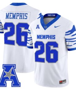 Memphis Jersey #26 Memphis Tigers 2026 Vapor Limited Stitched by My Store NCAA Football Jerseys