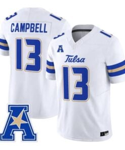 NuNu Campbell Jersey #13 Tulsa Golden Hurricane 2026 Vapor Stitched by My Store NCAA Football Jerseys