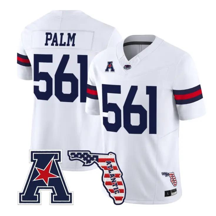 Palm Jersey #561 Florida Atlantic Owls 2026 Florida Patch Vapor Stitched 3 Palm Jersey #561 Florida Atlantic Owls 2026 Florida Patch Vapor Stitched by My Store NCAA Football Jerseys