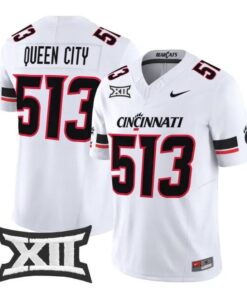 Queen City Jersey #513 Cincinnati Bearcats 2026 Vapor Limited All Stitched 6 Queen City Jersey #513 Cincinnati Bearcats 2026 Vapor Limited All Stitched by My Store NCAA Football Jerseys