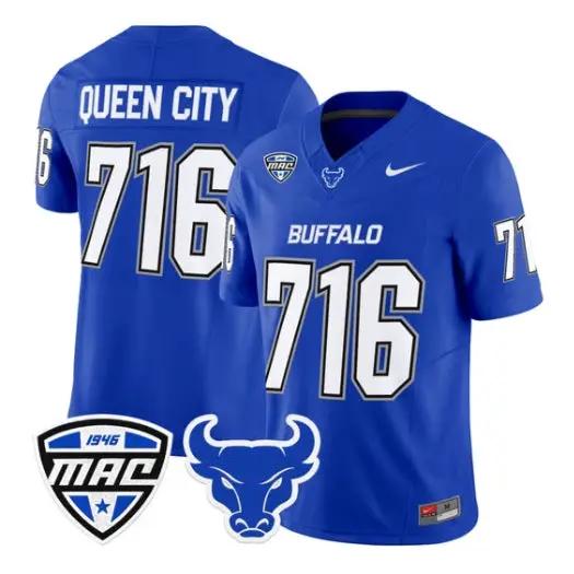 Queen City Jersey #716 Buffalo Bulls 2026 All Stitched by My Store NCAA Football Jerseys