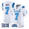 Quentin Hayes Jersey #7 The Citadel Bulldogs 2026 Vapor Limited Stitched by My Store NCAA Football Jerseys