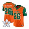 Rattlers Jersey #26 Florida A&M Rattlers Orange Blossom Classic Stitched by My Store NCAA Football Jerseys