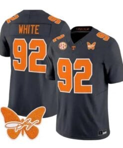 Reggie White Jersey #92 Tennessee Volunteers 2026 Stitched by My Store NCAA Football Jerseys