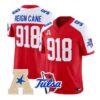 Reign Cane Jersey #918 Tulsa Golden Hurricane 2026 Limited Stitched by My Store NCAA Football Jerseys