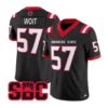 Richie Woit Jersey #57 Arkansas State Red Wolves 2026 Stitched by My Store NCAA Football Jerseys