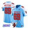 Rod Milstead Jersey #69 Delaware State Hornets 2026 Limited Stitched by My Store NCAA Football Jerseys
