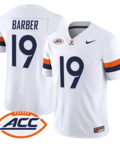Rondé Barber Jersey #19 Virginia Cavaliers 2026 Vapor Limited Stitched by My Store NCAA Football Jerseys