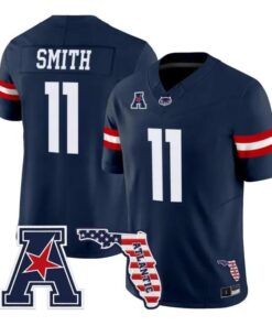 Rusty Smith Jersey #11 Florida Atlantic Owls 2026 Florida Patch Stitched by My Store NCAA Football Jerseys