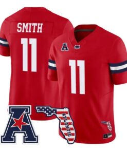 Rusty Smith Jersey #11 Florida Atlantic Owls 2026 Florida Patch Stitched 5 Rusty Smith Jersey #11 Florida Atlantic Owls 2026 Florida Patch Stitched by My Store NCAA Football Jerseys