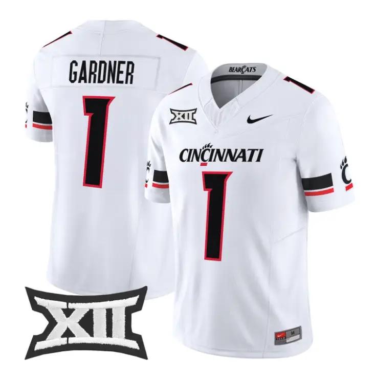 Sauce Gardner Jersey #1 Cincinnati Bearcats 2026 Vapor Limited Stitched 3 Sauce Gardner Jersey #1 Cincinnati Bearcats 2026 Vapor Limited Stitched by My Store NCAA Football Jerseys