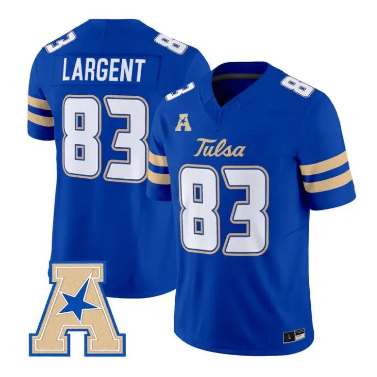 Steve Largent Jersey #83 Tulsa Golden Hurricane 2026 Vapor Stitched by My Store NCAA Football Jerseys
