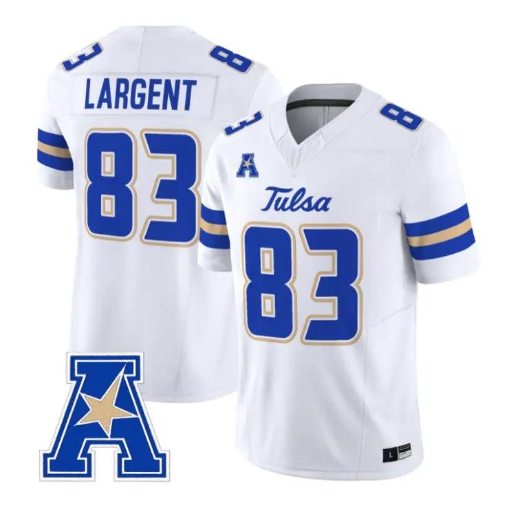 Steve Largent Jersey #83 Tulsa Golden Hurricane 2026 Vapor Stitched by My Store NCAA Football Jerseys