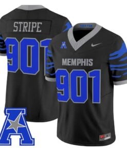 Stripe Jersey #901 Memphis Tigers 2026 Vapor Limited All Stitched by My Store NCAA Football Jerseys