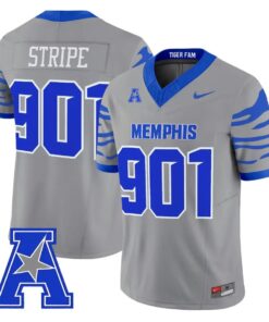 Stripe Jersey #901 Memphis Tigers 2026 Vapor Limited All Stitched by My Store NCAA Football Jerseys