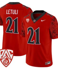 Tano Letuli Jersey #21 San Diego State Aztecs 2026 Vapor Stitched by My Store NCAA Football Jerseys