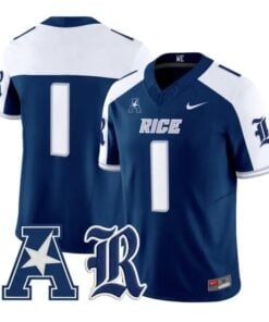 Team Jersey #1 Rice Owls 2026 Vapor Limited All Stitched by My Store NCAA Football Jerseys