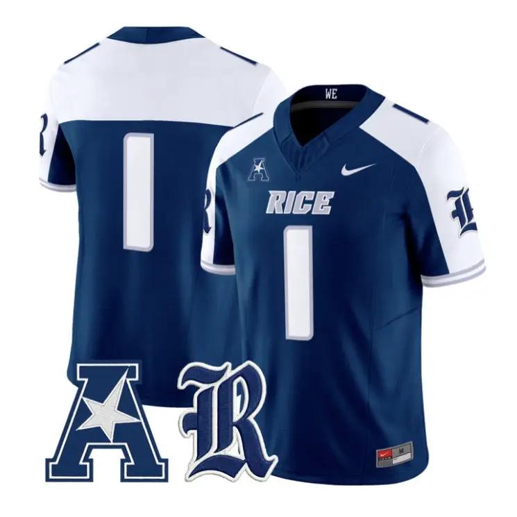 Team Jersey #1 Rice Owls 2026 Vapor Limited All Stitched 1 Team Jersey #1 Rice Owls 2026 Vapor Limited All Stitched by My Store NCAA Football Jerseys
