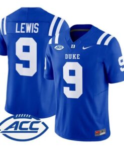 Thad Lewis Jersey #9 Duke Blue Devils 2026 Vapor Limited Stitched by My Store NCAA Football Jerseys
