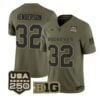 Treveyon Henderson Jersey #32 Ohio State Buckeyes 2026 Vapor All Stitched Olive by My Store NCAA Football Jerseys