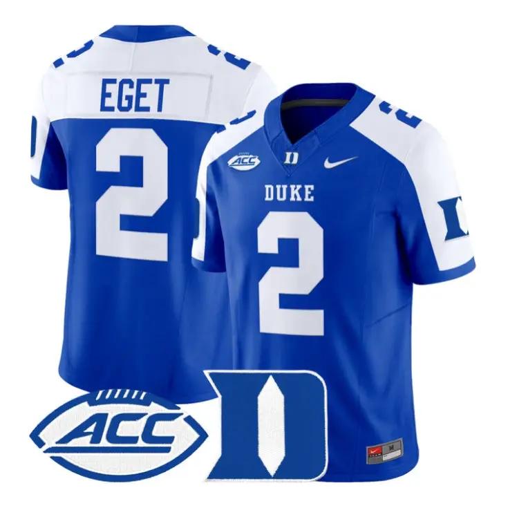 Walker_Eget_Jersey_2_Duke_Blue_Devils_2026_Vapor_Limited_Stitched_Royal_Alter - Robert Henrys Walker Eget Jersey #2 Duke Blue Devils 2026 Vapor Limited Stitched by My Store NCAA Football Jerseys