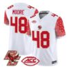 Zeke Moore Jersey #48 Boston College Eagles Red Bandanna 2026 Stitched by My Store NCAA Football Jerseys