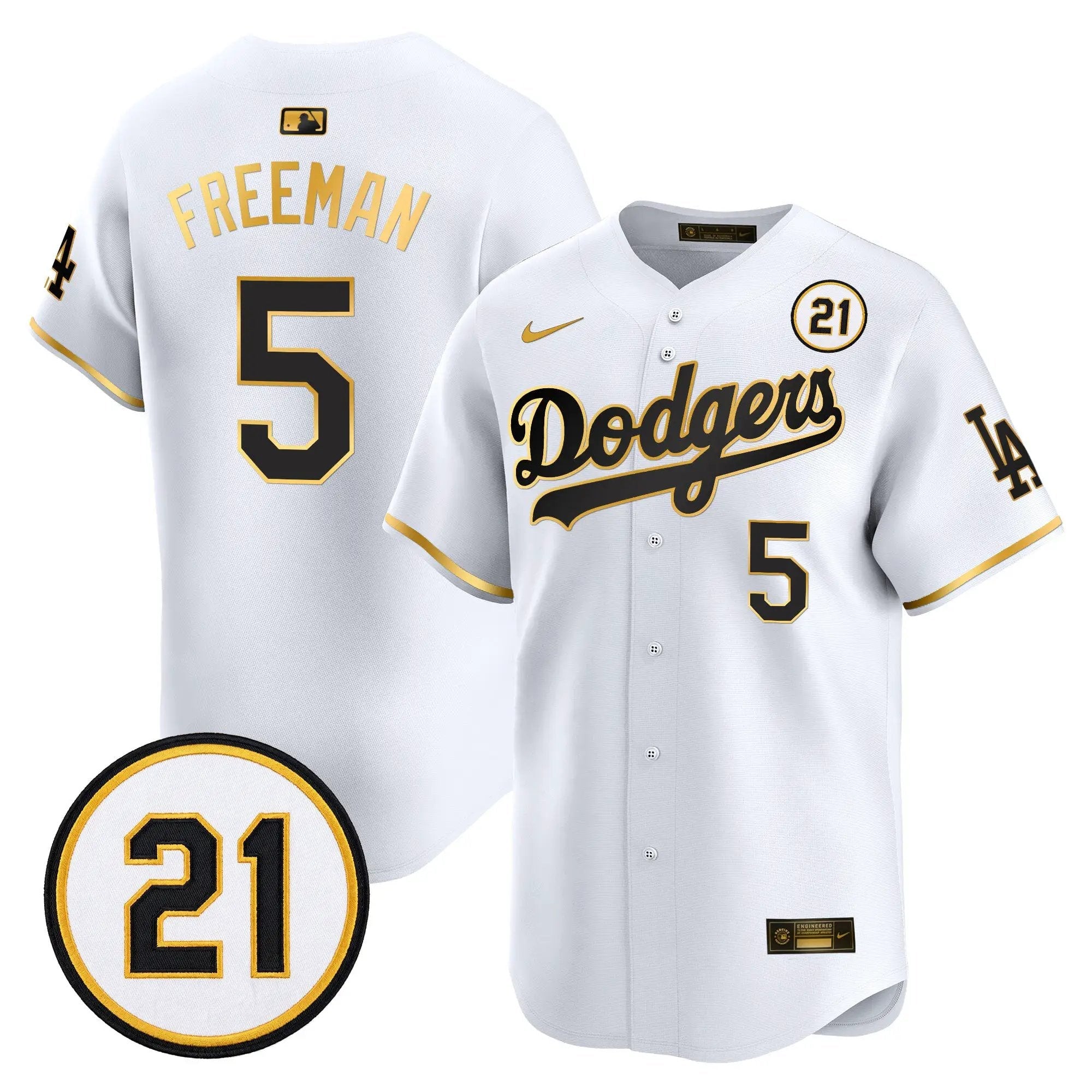 freddie-freeman-jersey-5-los-angeles-dodgers-roberto-clemente-tribute-patch-vapor-premier-limited-stitched-04 - Robert Henrys Freddie Freeman Jersey #5 Los Angeles Dodgers Roberto Clemente Tribute Patch Vapor Premier Limited Stitched