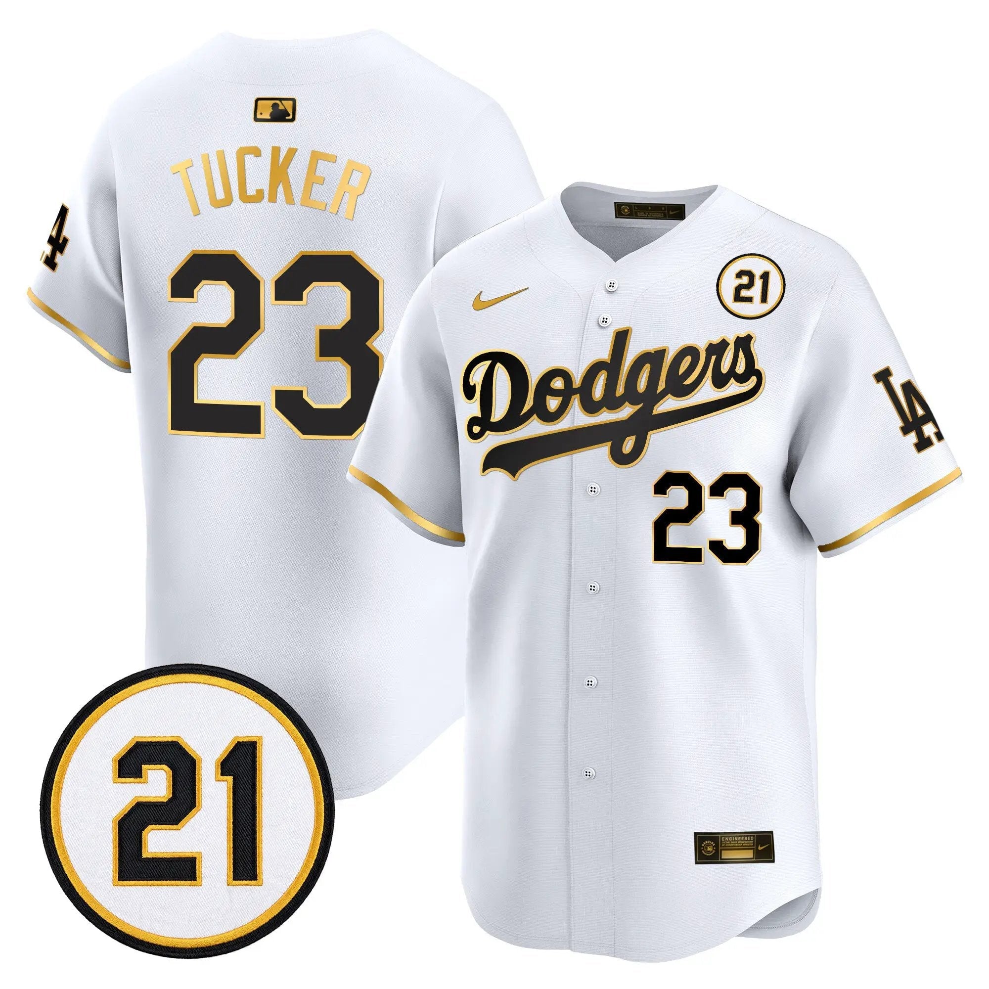 kyle-tucker-jersey-23-los-angeles-dodgers-roberto-clemente-tribute-patch-vapor-premier-limited-stitched-04 - Robert Henrys Kyle Tucker Jersey #23 Los Angeles Dodgers Roberto Clemente Tribute Patch Vapor Premier Limited Stitched