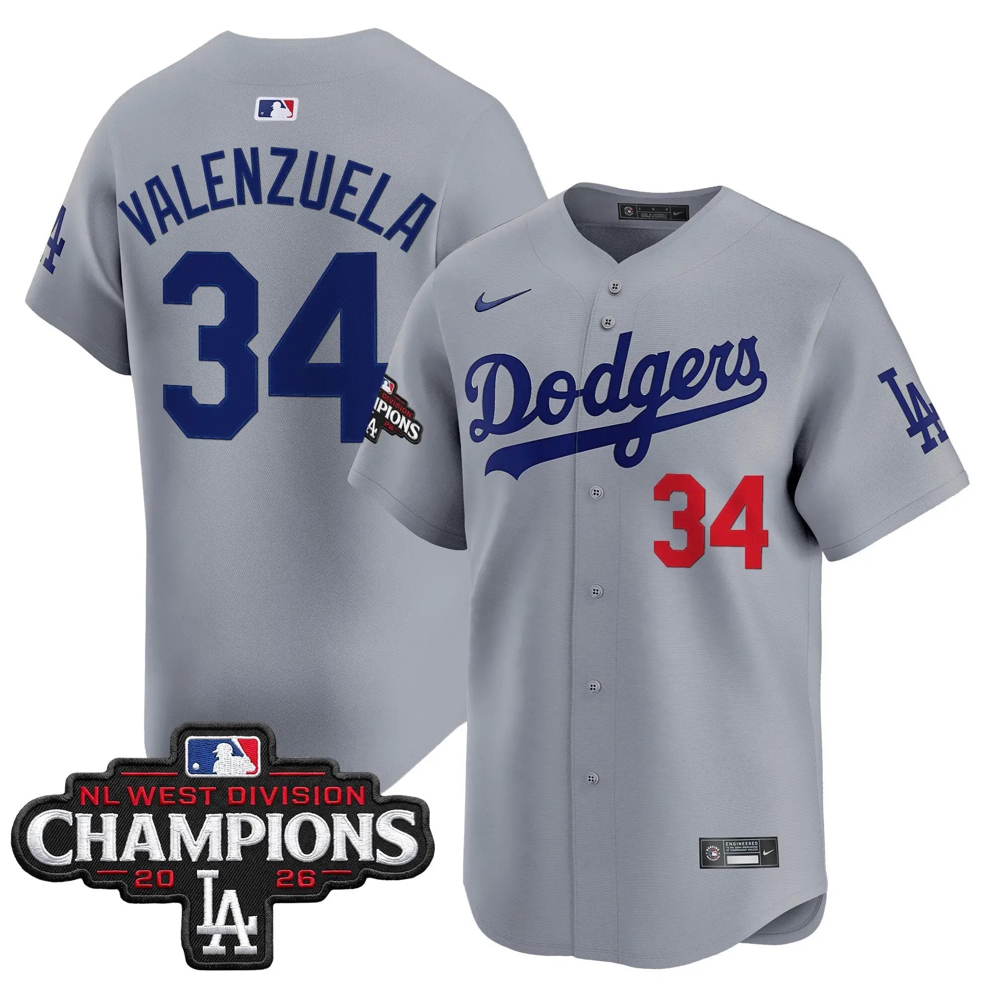 fernando-valenzuela-jersey-34-los-angeles-dodgers-nl-west-division-champions-patch-vapor-premier-limited-stitched-03 - Robert Henrys Fernando Valenzuela Jersey #34 Los Angeles Dodgers NL West Division Champions Patch Vapor Premier Limited Stitched