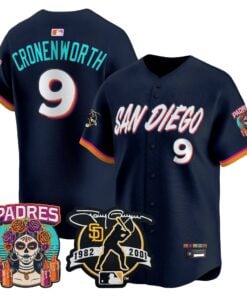 Jake Cronenworth Jersey #9 San Diego Padres 2026 City Connect Vapor Premier Limited Tony Gwynn Patch Stitched