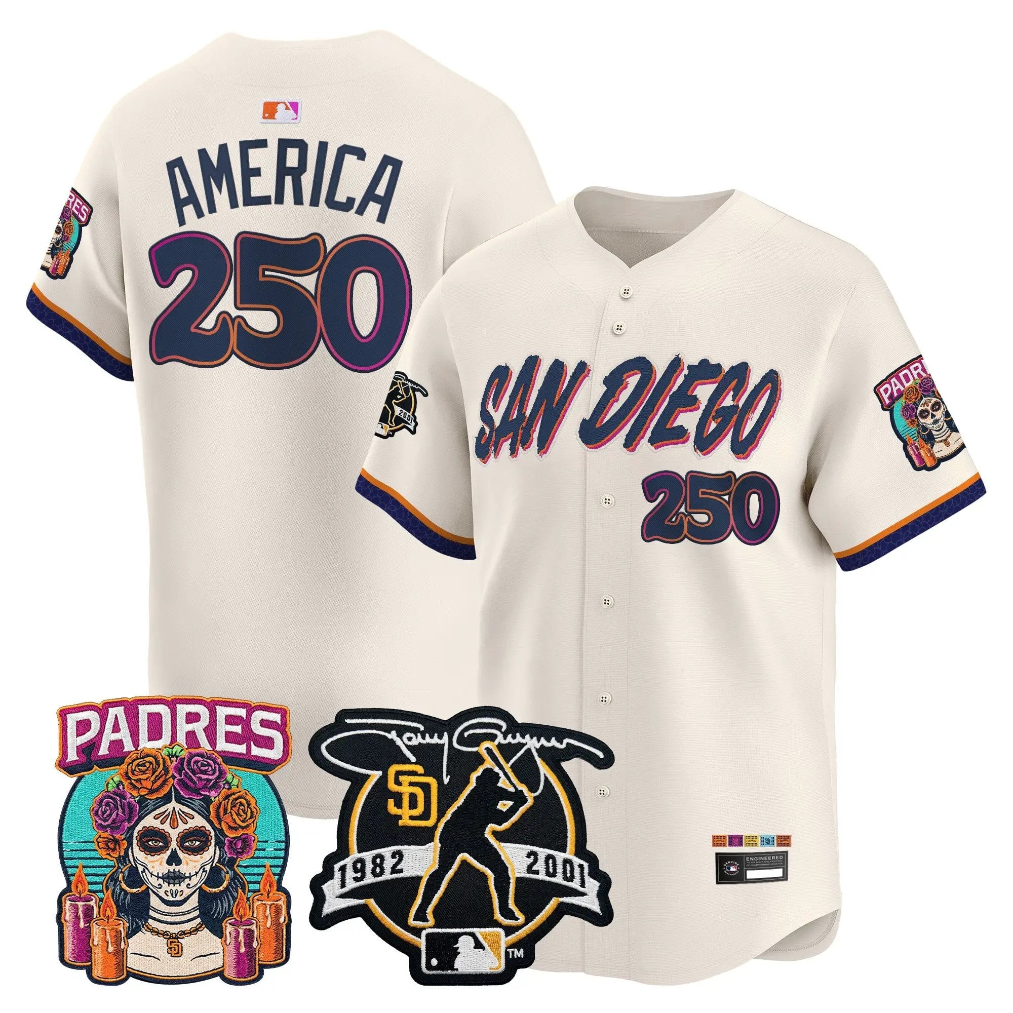 1791017436940909c31f - Robert Henrys America Jersey #250 San Diego Padres 2026 City Connect Vapor Premier Limited Tony Gwynn Patch Stitched by My Store Baseball Jerseys