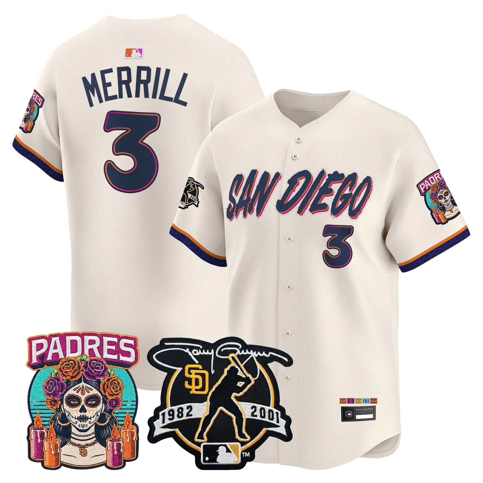 jackson-merrill-jersey-3-san-diego-padres-2026-city-connect-vapor-premier-limited-tony-gwynn-patch-stitched-02 - Robert Henrys Jackson Merrill Jersey #3 San Diego Padres 2026 City Connect Vapor Premier Limited Tony Gwynn Patch Stitched