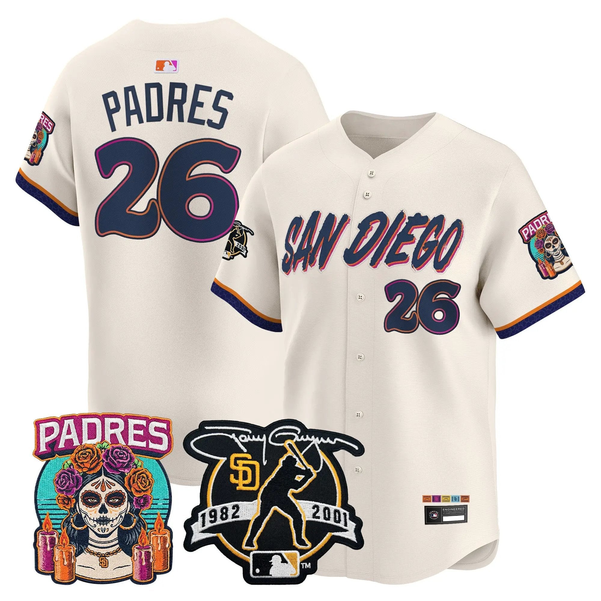 padres-jersey-26-san-diego-padres-2026-city-connect-vapor-premier-limited-tony-gwynn-patch-stitched-02 - Robert Henrys Padres Jersey #26 San Diego Padres 2026 City Connect Vapor Premier Limited Tony Gwynn Patch Stitched