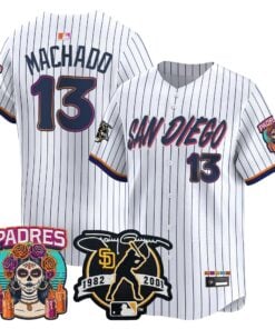Manny Machado Jersey #13 San Diego Padres 2026 City Connect Vapor Premier Limited Tony Gwynn Patch Stitched